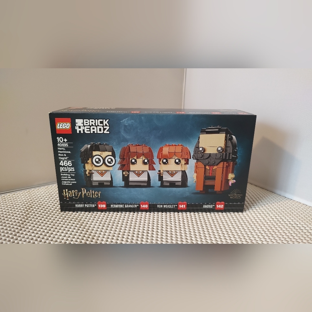 Lego Brick Headz Harry Potter 40495 Hermione Granger Ron Weasley Hagrid NWT